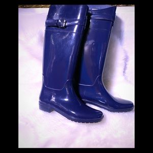 Lauren by Ralph Lauren navy rain boots sz 8